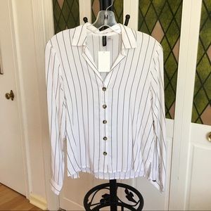 White Striped Shirt